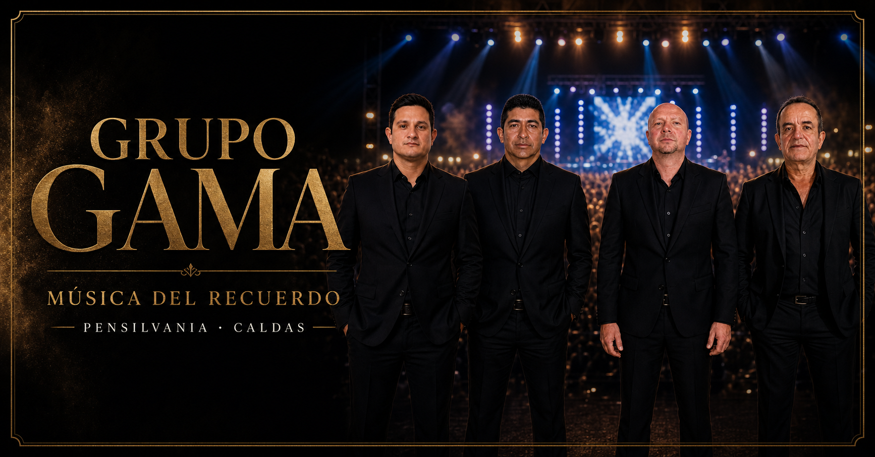 Grupo Gama en un escenario de concierto